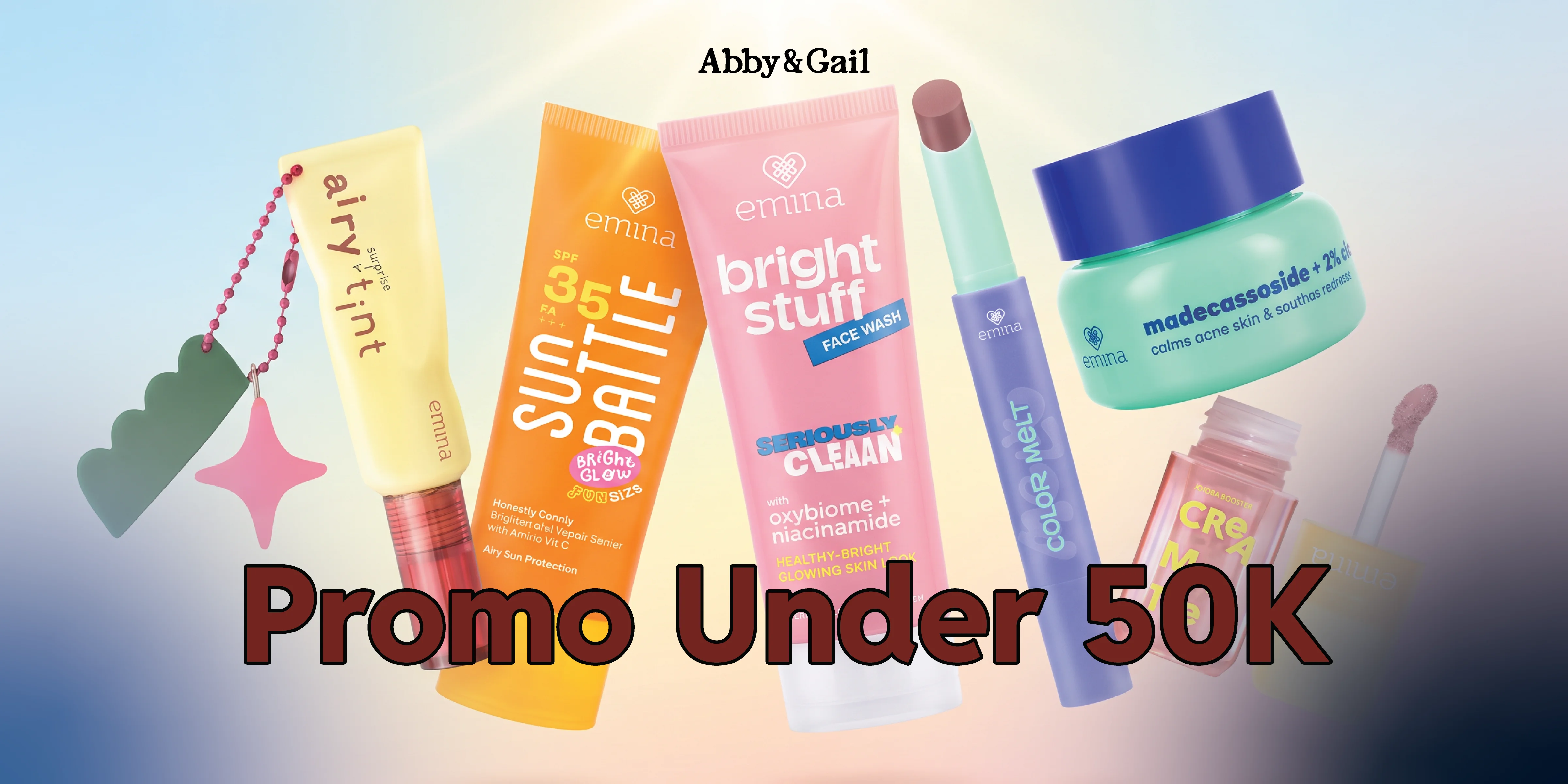 promo Emina di bawah 50 ribu di beauty store Abby and Gail