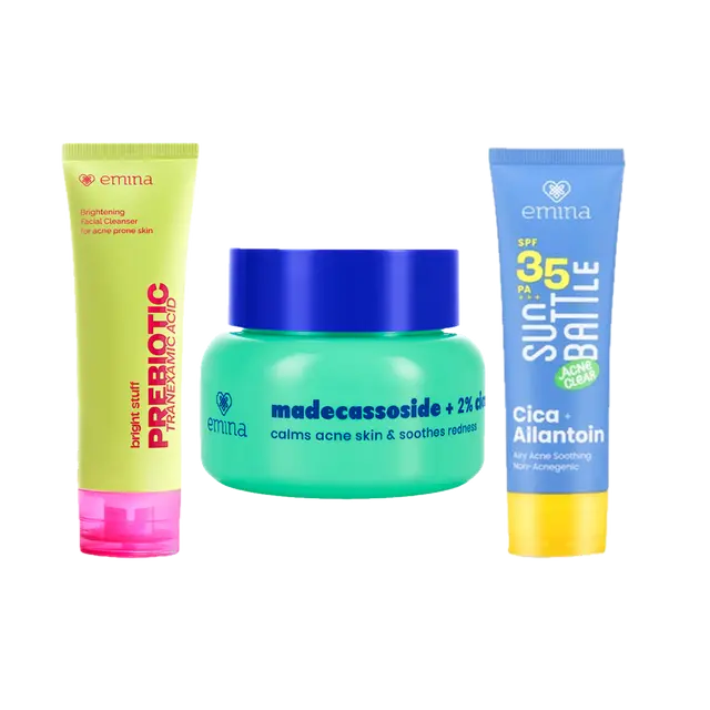 bundling skincare emina bye acne