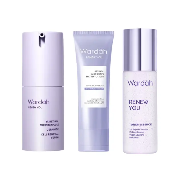 bundling skincare wardah anti aging - abby and gail beauty store.webp
