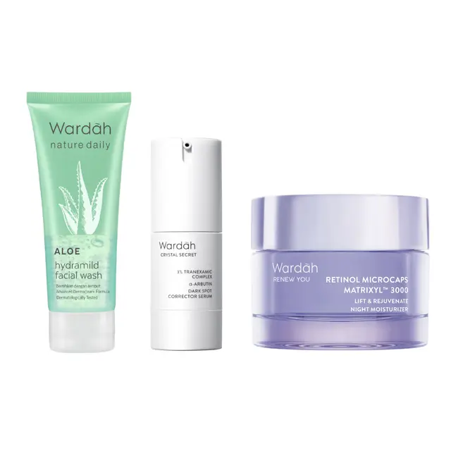 bundling skincare wardah hydrating soothing - abby and gail beauty store.webp