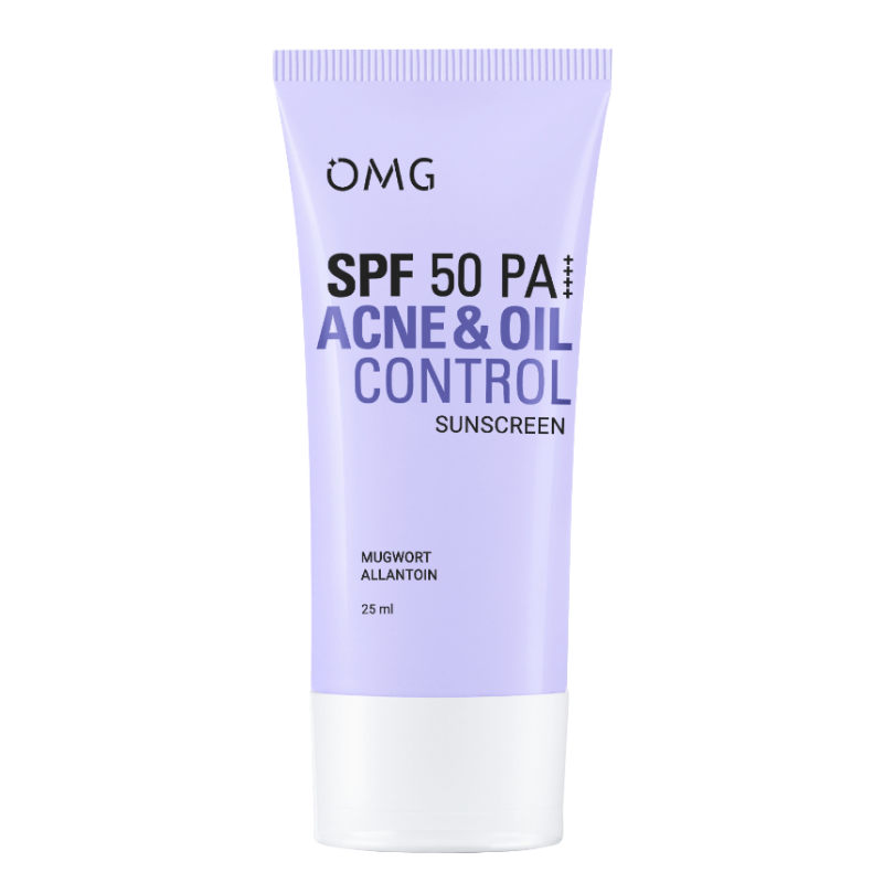 Oh My Glow Acne Oil Control UV Barrier Sunscreen SPF50 PA++++