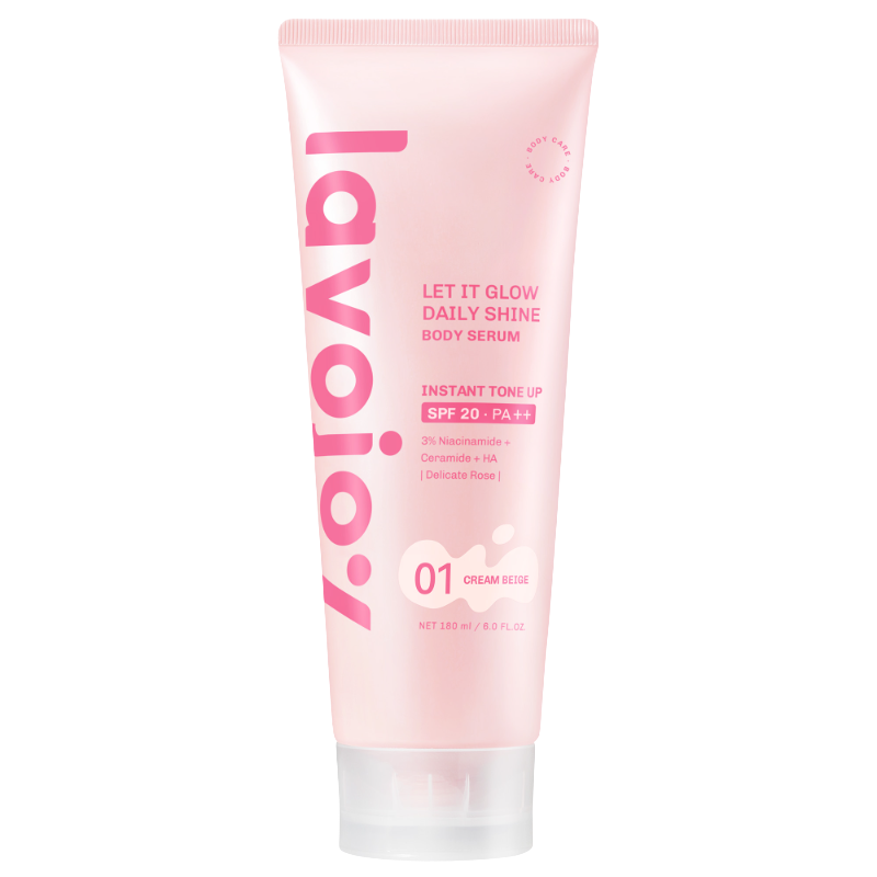 Let It Glow Daily Shine Body Serum Instant Tone Up Delicate Rose with SPF 50PA++++