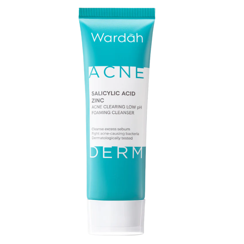 Acnederm Salicylic Acid Zinc Acne Clearing Low pH Foaming Cleanser