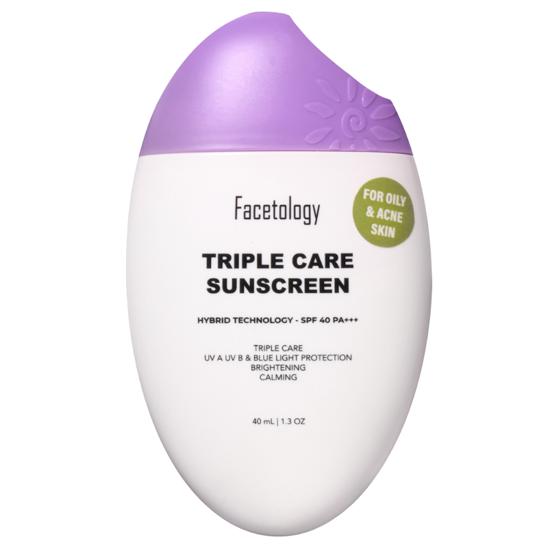 Triple Care Sunscreen For Acne & Oily Skin SPF 40 PA+++