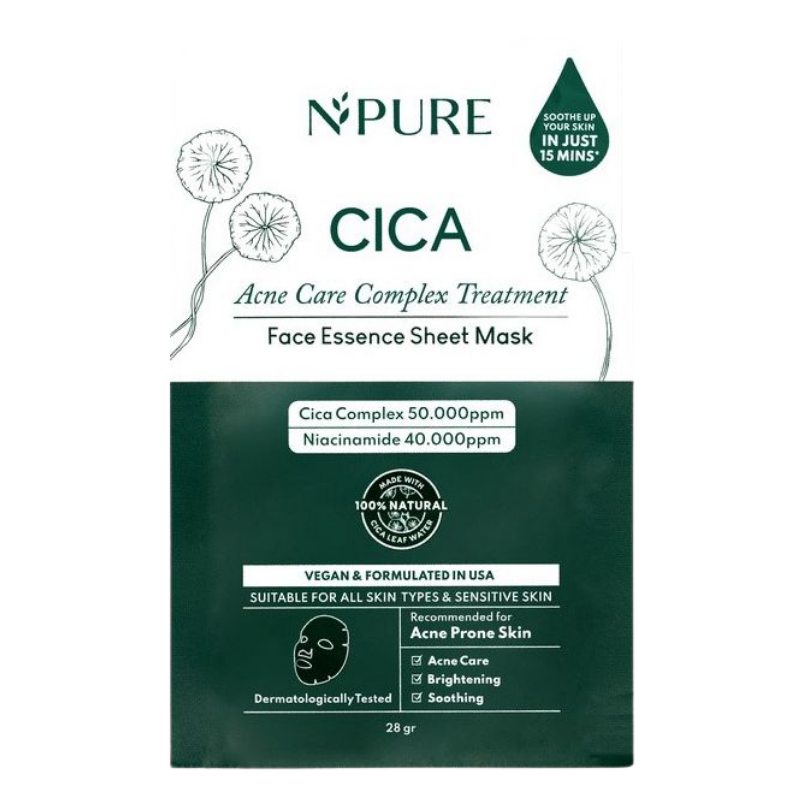 Cica Acne Face Essence Sheet Mask