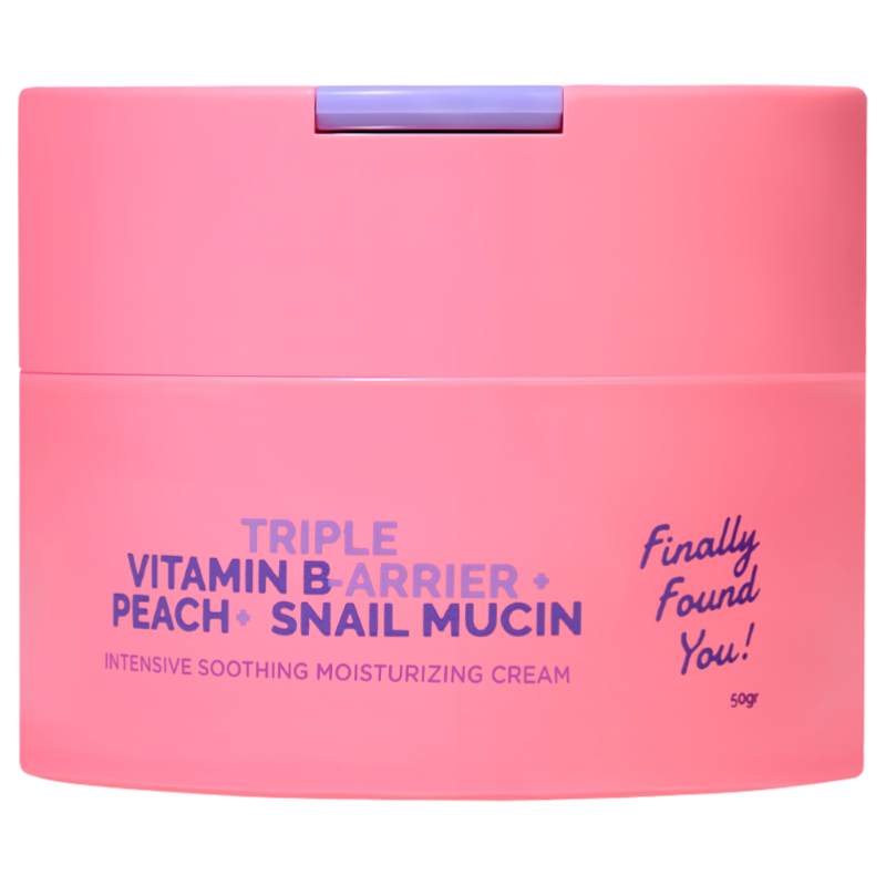 Triple Vitamin B-arrier + Peach + Snail Mucin Intensive Soothing Moisturizing Cream