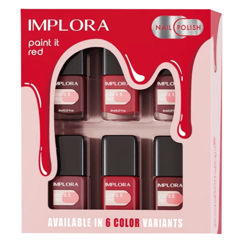 Nail Polish Paint It Red